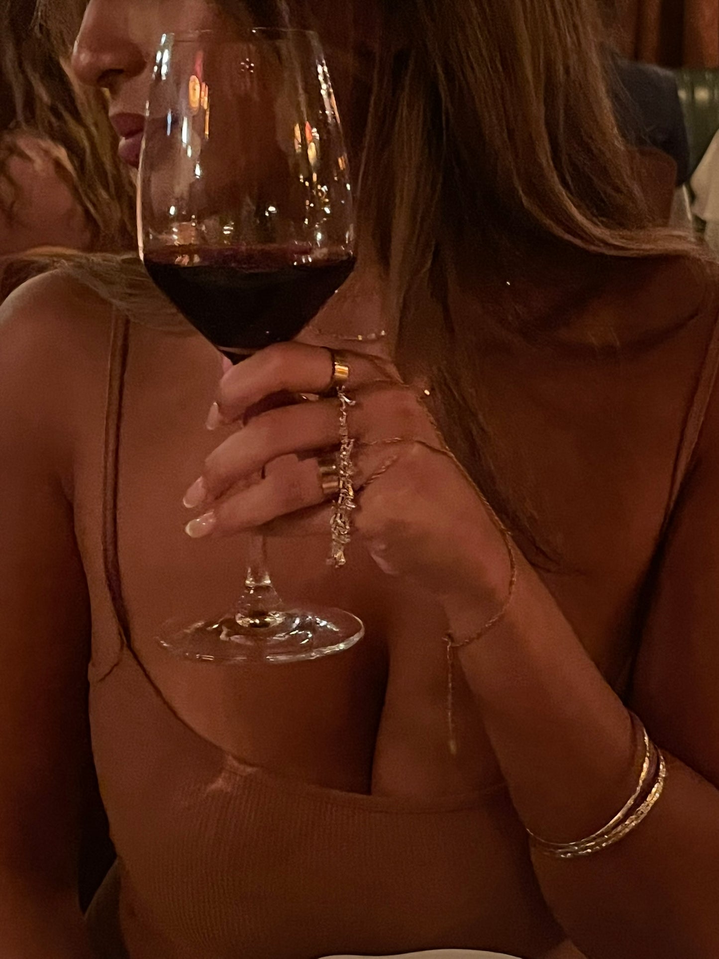 Lina Double Ring Chain