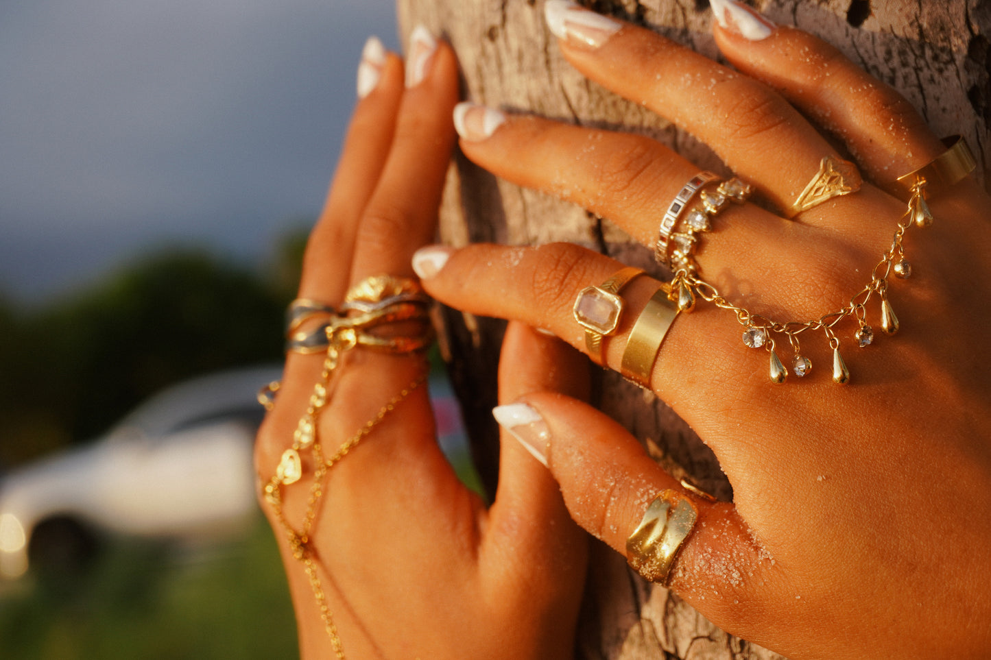 Lina Double Ring Chain